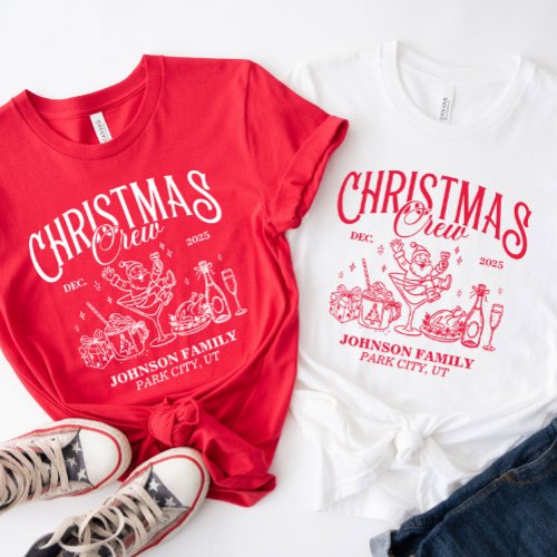 Custom Christmas Crew Matching Family Group