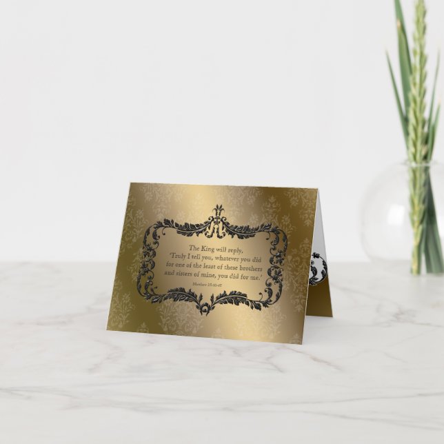 Custom Christmas Donation Cards (Front)