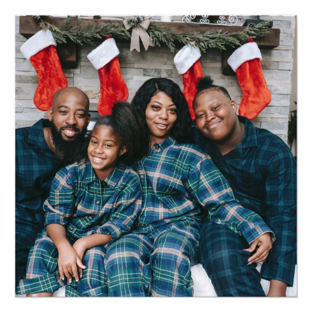Custom Christmas Family Holiday Photo (Front)