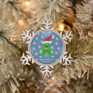 Custom Christmas Frog Ornament