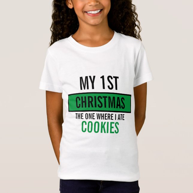 Custom  Christmas funny food template T-Shirt (Front)