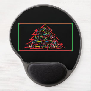 Custom Christmas Gel Mouse Pads with Wrist Support