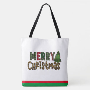 Custom Christmas Gift Decked Christmas Tree Tote Bag