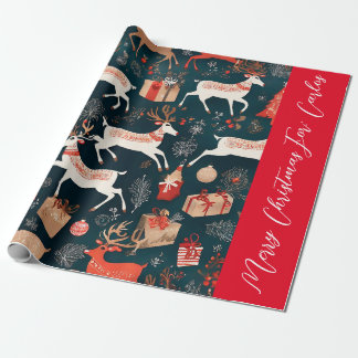 Custom Christmas Gift Paper