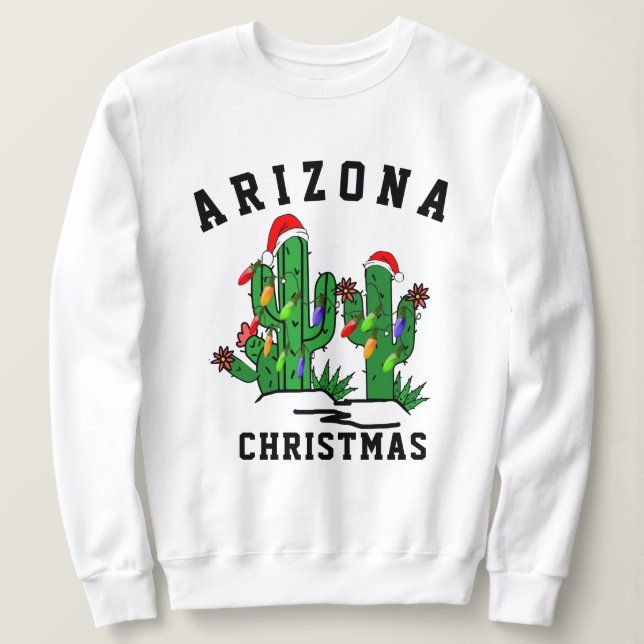 Custom Christmas Gift Phoenix Arizona Christmas Sweatshirt (Design Front)