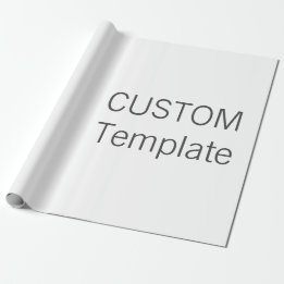 Custom Christmas Gift Wrapping Paper MATTE 30"x6'