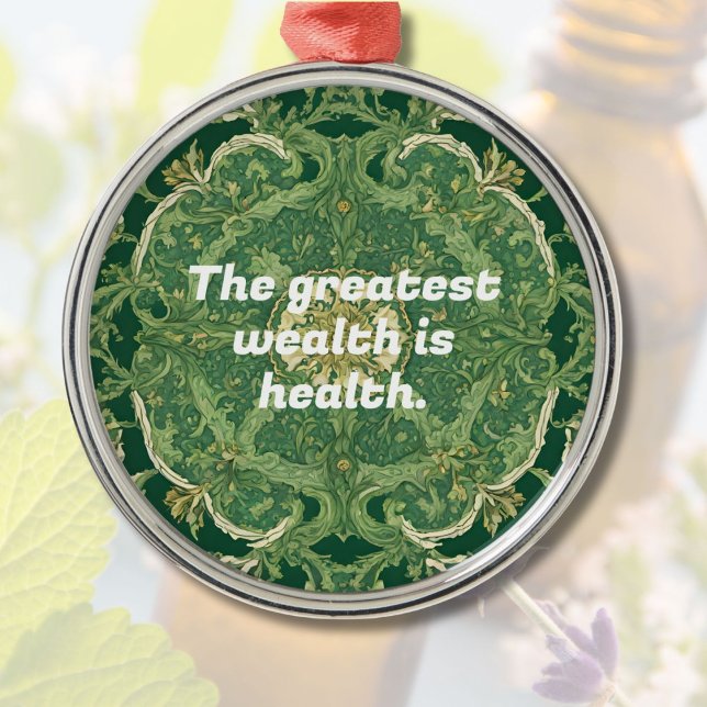 Custom Christmas Gifts for Massage Therapists Metal Ornament (Custom Christmas Gifts for Massage Therapists)