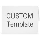 Custom Christmas Greeting Card 11 x 8.5" BIG LARGE