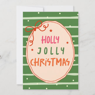 Custom Christmas Greeting Card with Photo