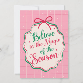 Custom Christmas Greeting Card with Photo