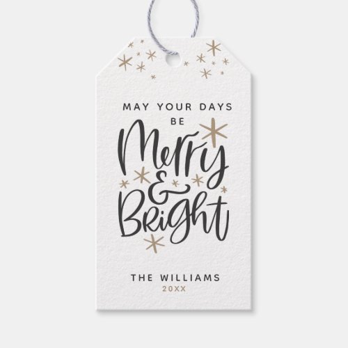 Custom Christmas Greeting Gift Tags