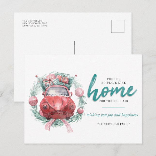 Custom Christmas Holiday Moving Announcement (Front/Back)