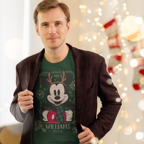 Custom Christmas Mickey Mouse T_Shirt