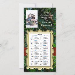 Custom Christmas/New Year Photo Card Calendar