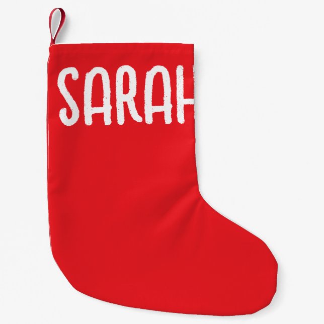 CUSTOM CHRISTMAS PERSONALIZED STOCKING (Front)