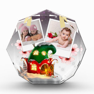 Custom Christmas photo block