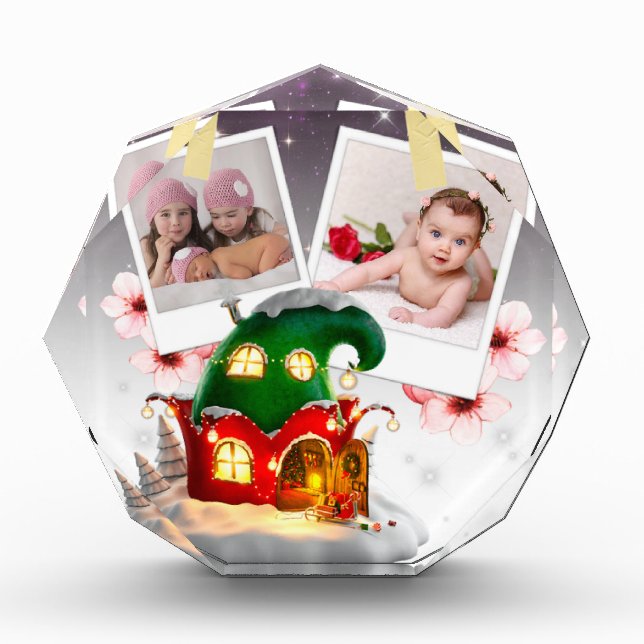 Custom Christmas photo block (Front)