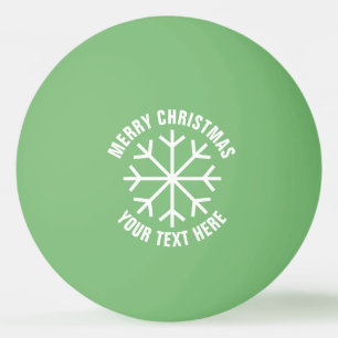 Custom Christmas ping pong balls for table tennis