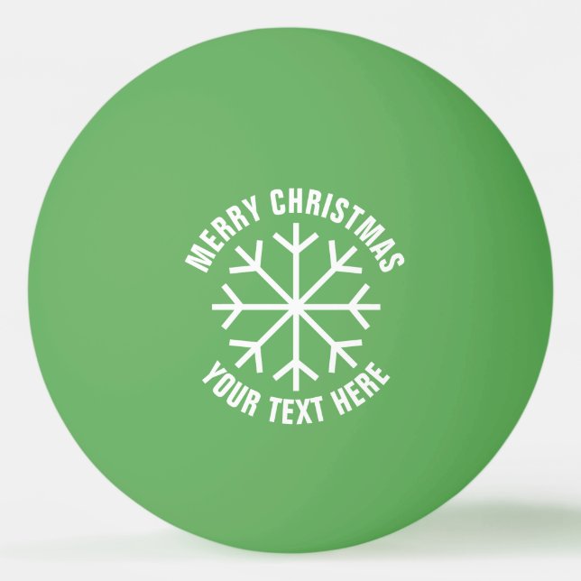 Custom Christmas ping pong balls for table tennis (Front)