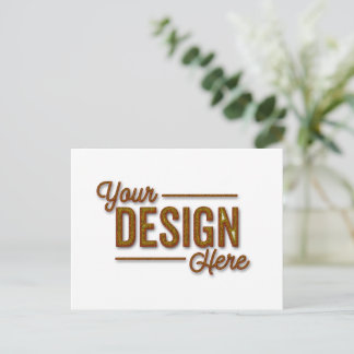 Custom Christmas Postcard: Family Photo Greeting Holiday Postcard