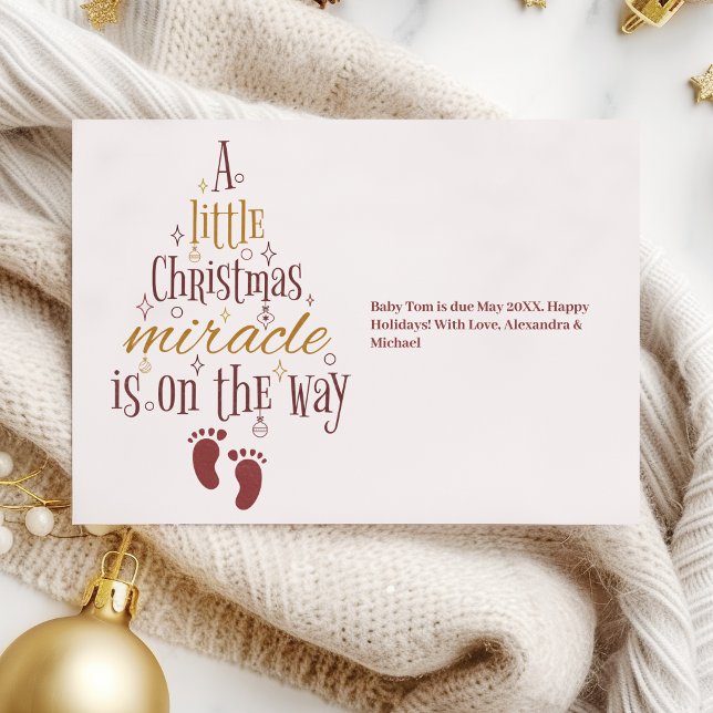 Custom Christmas Pregnancy Announcement (Creator Uploaded)