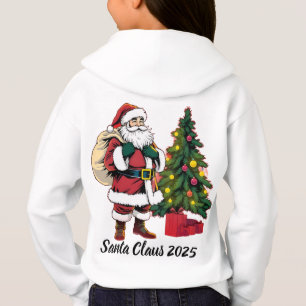 Custom Christmas Santa Claus Dunking Basketball 25 Hoodie