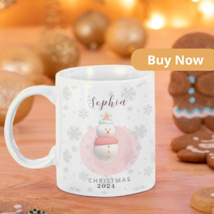 Custom Christmas Snowdoll Cup