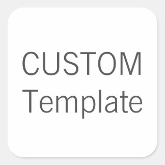 Custom Christmas SQUARE Shaped Gift Stickers