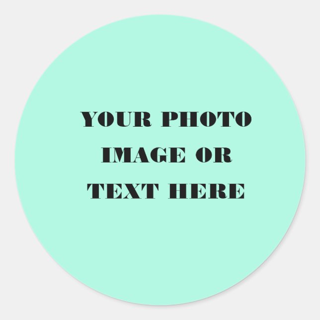 Custom Christmas Stickers - Round Holiday (Front)