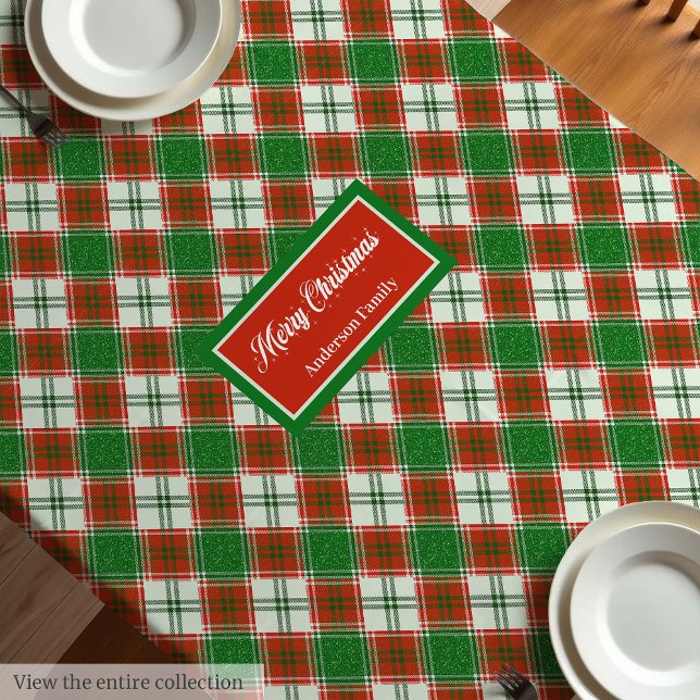 Custom Christmas Tablecloth Chic Holiday Accent (Custom Christmas Tablecloth Chic Holiday Accent)