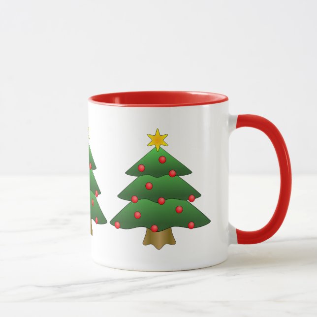 Custom Christmas Tree Mug (Right)