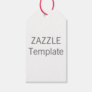 Custom Christmas WHITE Gift Tags RED Twine