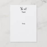 Chubby Business Cards 3 5 X 2 5 100 Pack Business Card Zazzle