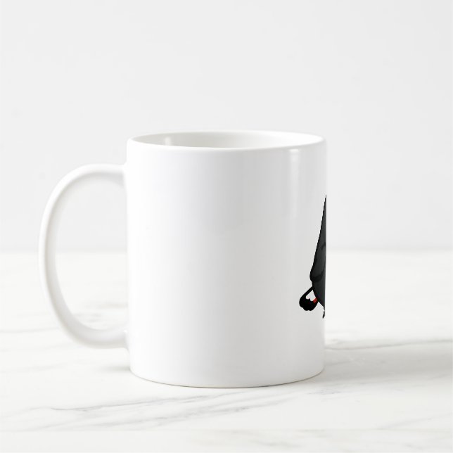 Custom Chubby Toco Toucan Coffee Mug (Left)