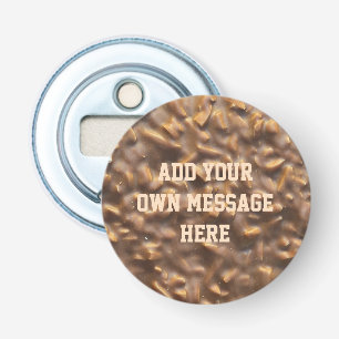 Custom Chunky Chocolate Custom Text Bottle Opener