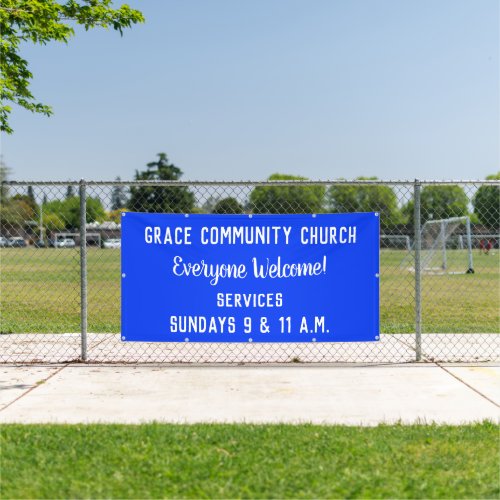 Custom Church Banner
