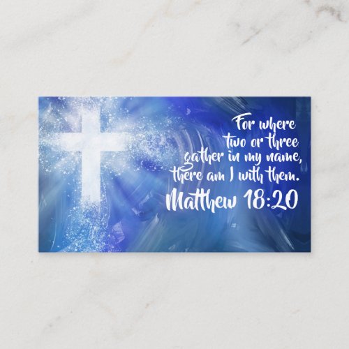 Custom Church Business Card