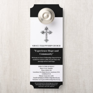 Custom Church Door Hanger