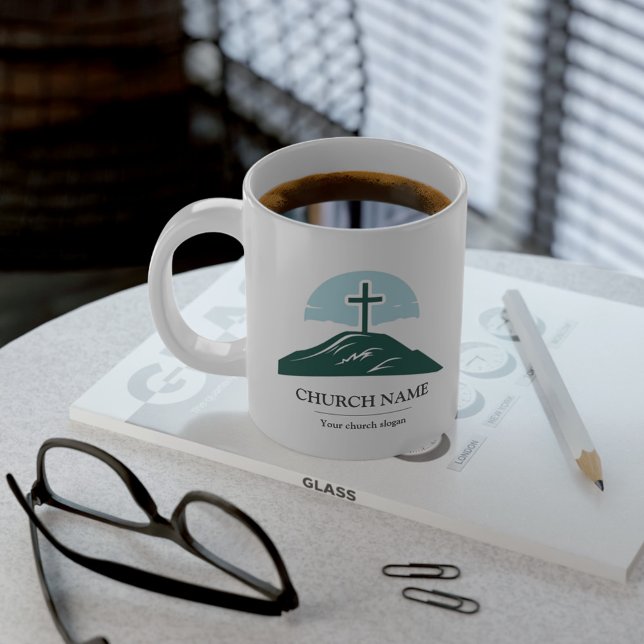 Custom Church Logo Branded  Giant Coffee Mug (Creator Uploaded)