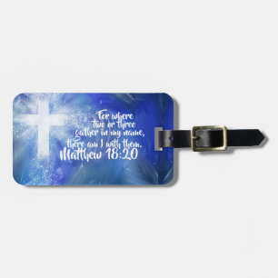 Custom Church Luggage Tag