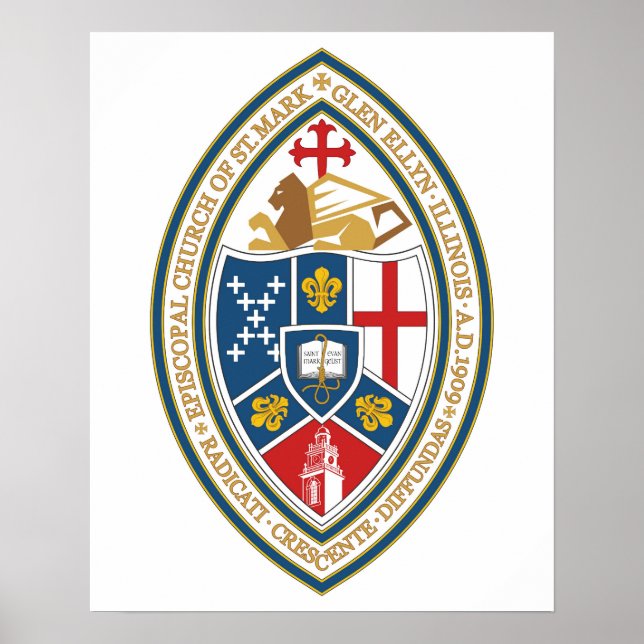 Custom Church Seal Poster (Front)
