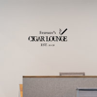 Custom Cigar Lounge Bar Personalized Gift