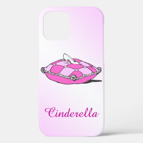 Custom Cinderella Slipper on Pink iPhone Case