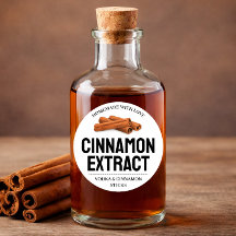 Custom Cinnamon Extract label CN101rd