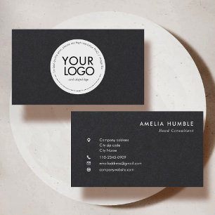 Custom Circle Logo Modern Business card template