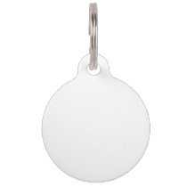 Custom Circle Pet Tag (large)