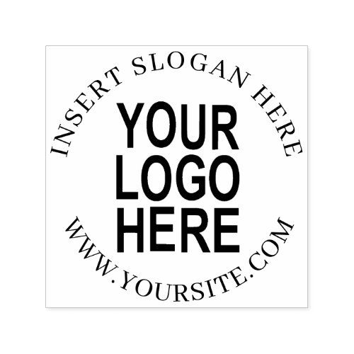 Custom Circular Company Logo Self_inking Stamp