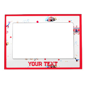 custom circus inspired carnival big top fair magnetic frame