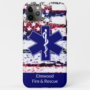 Custom City Fire and Rescue iPhone 11 Pro Max Case