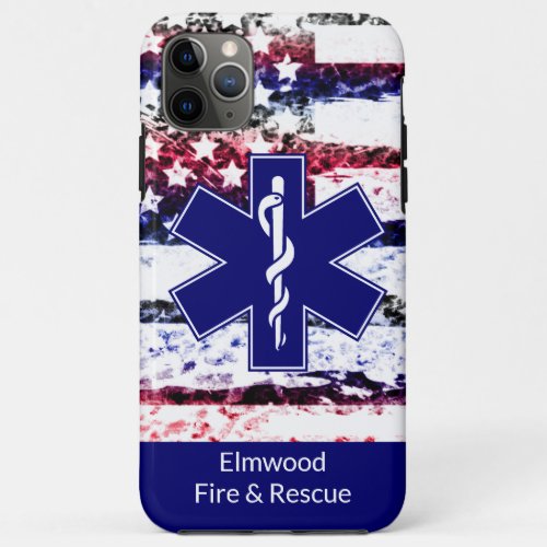 Custom City Fire and Rescue  iPhone 11 Pro Max Case